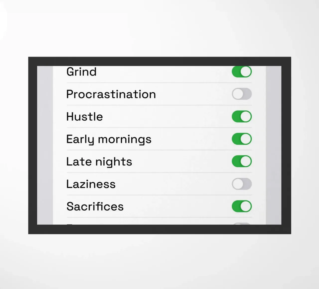Success Settings zerbino da nabakumov