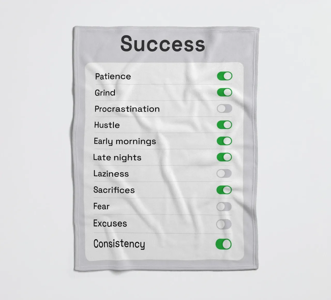 Success Settings coperta in pile da nabakumov