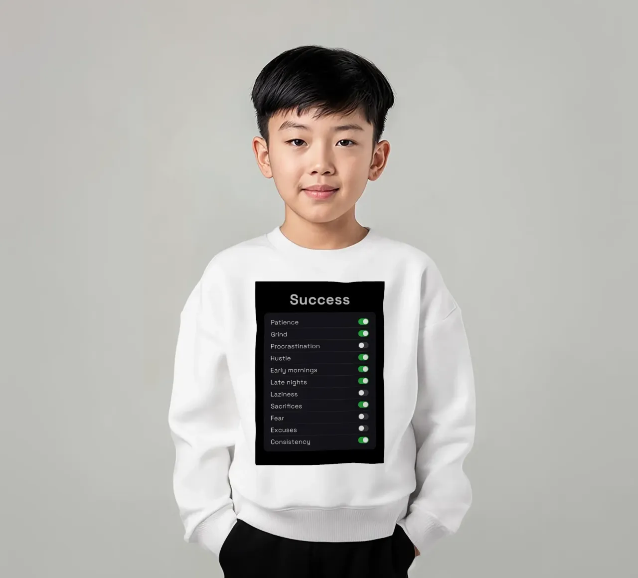 Success Settings felpa bambino da nabakumov