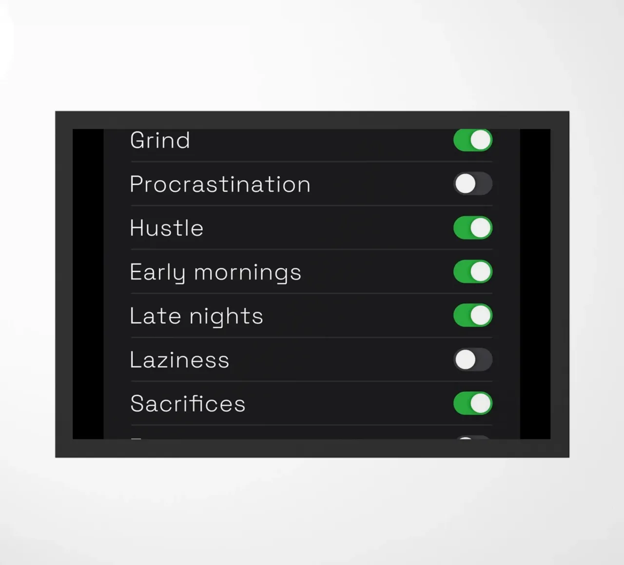 Success Settings zerbino da nabakumov