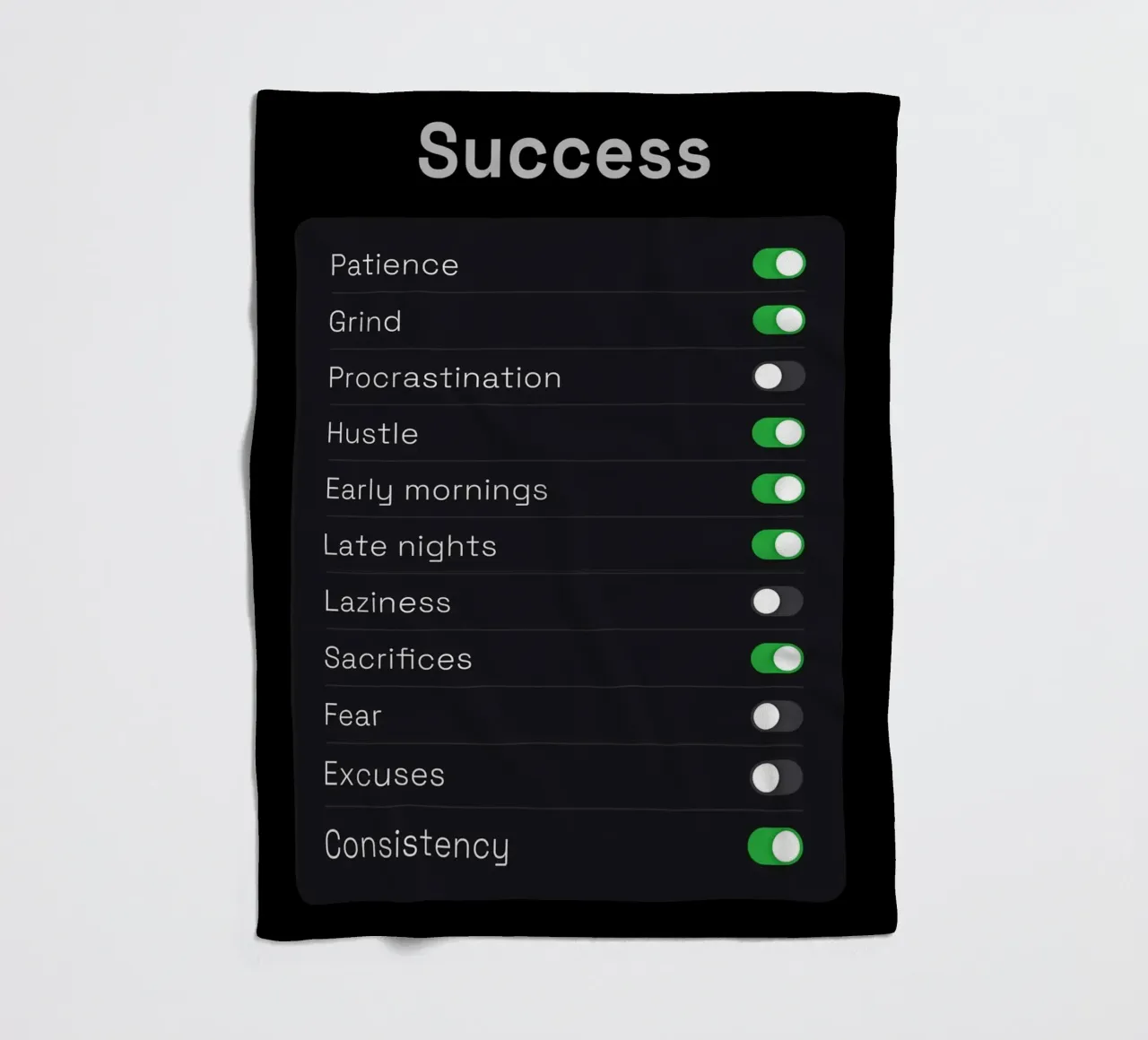 Success Settings coperta in pile da nabakumov