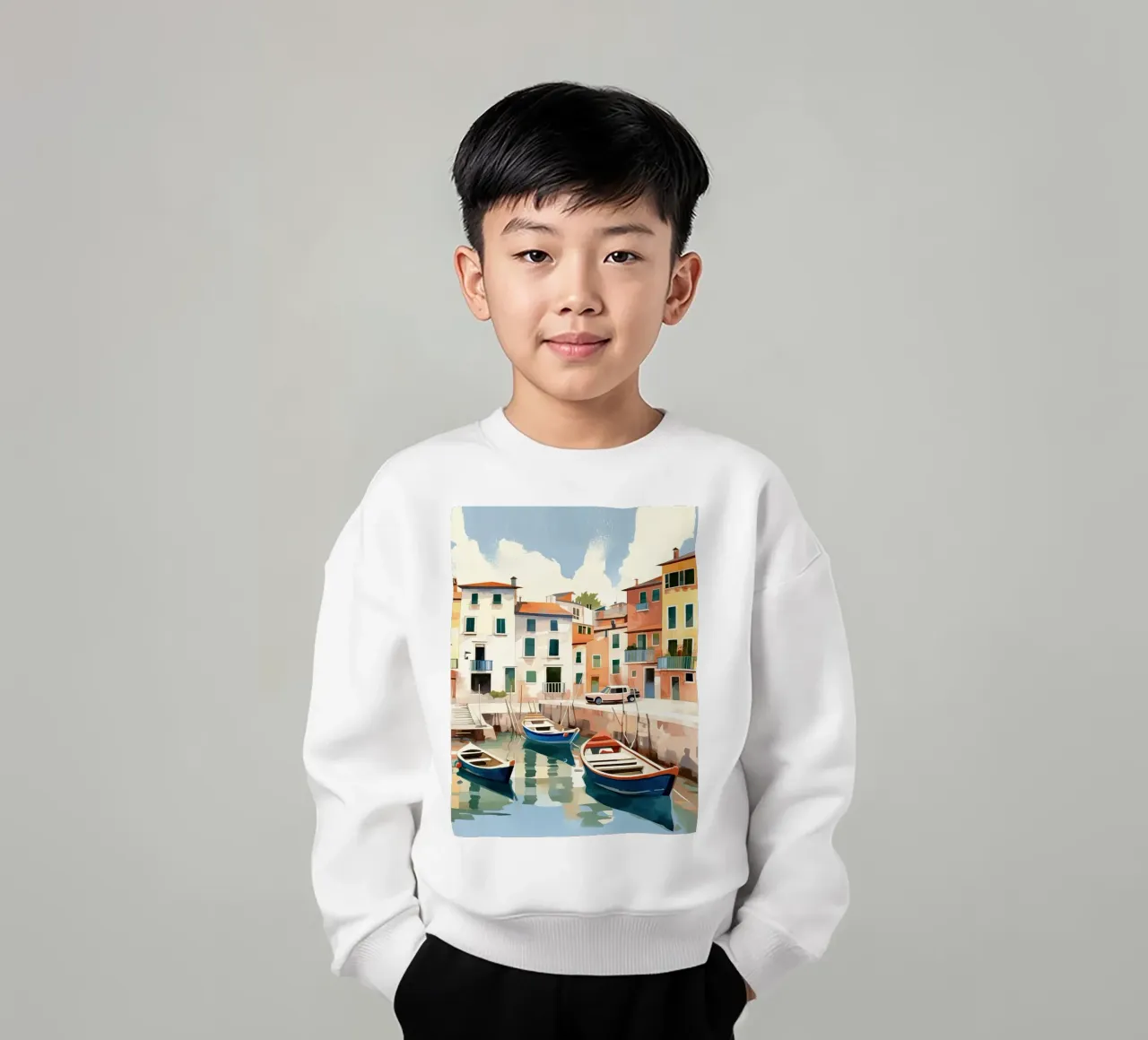 In riva al mare felpa bambino da DaarbyN