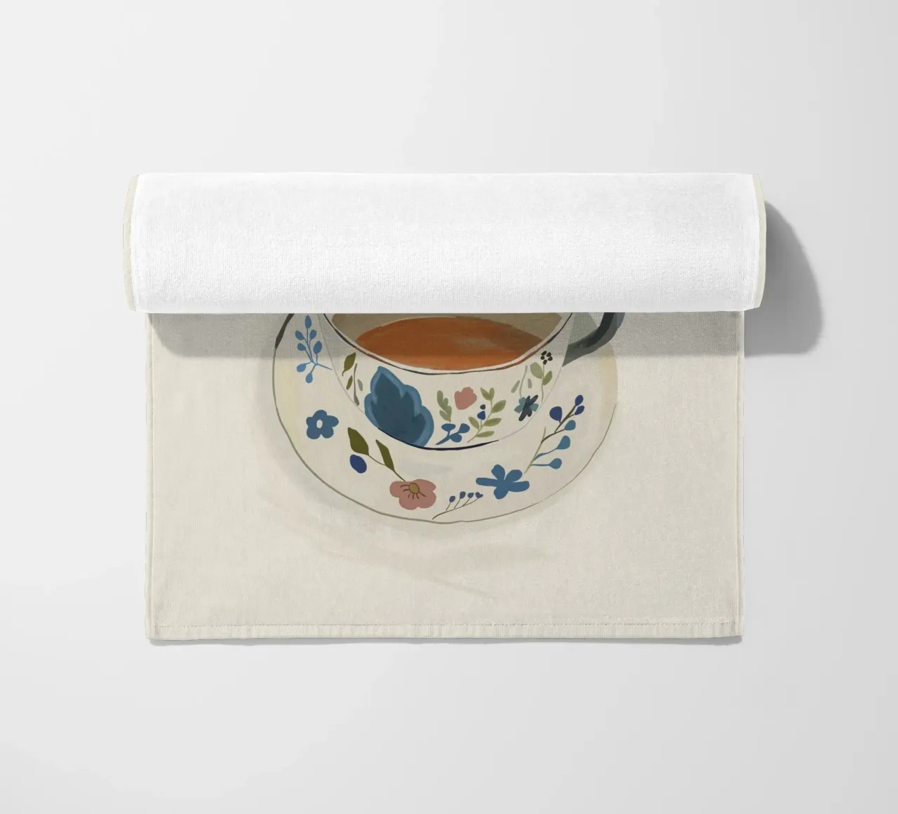 You are My Cup of Tea 4 beach towel by ThingDesign