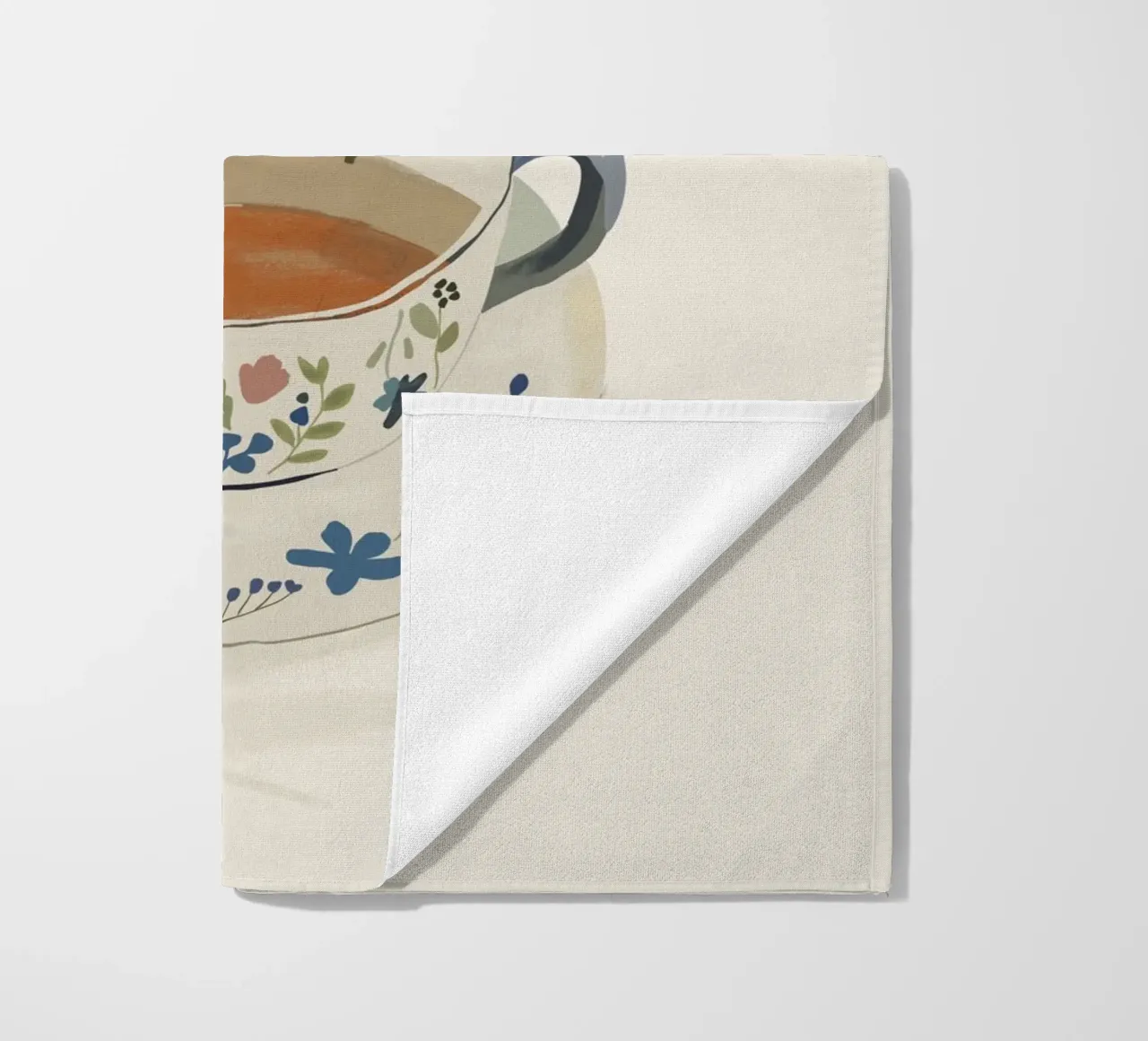 You are My Cup of Tea 4 beach towel by ThingDesign