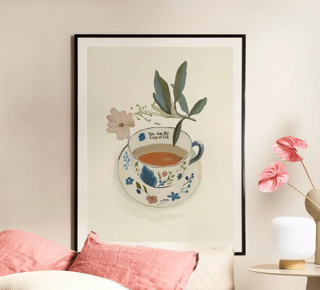 You are My Cup of Tea 4 hahnemühle by ThingDesign