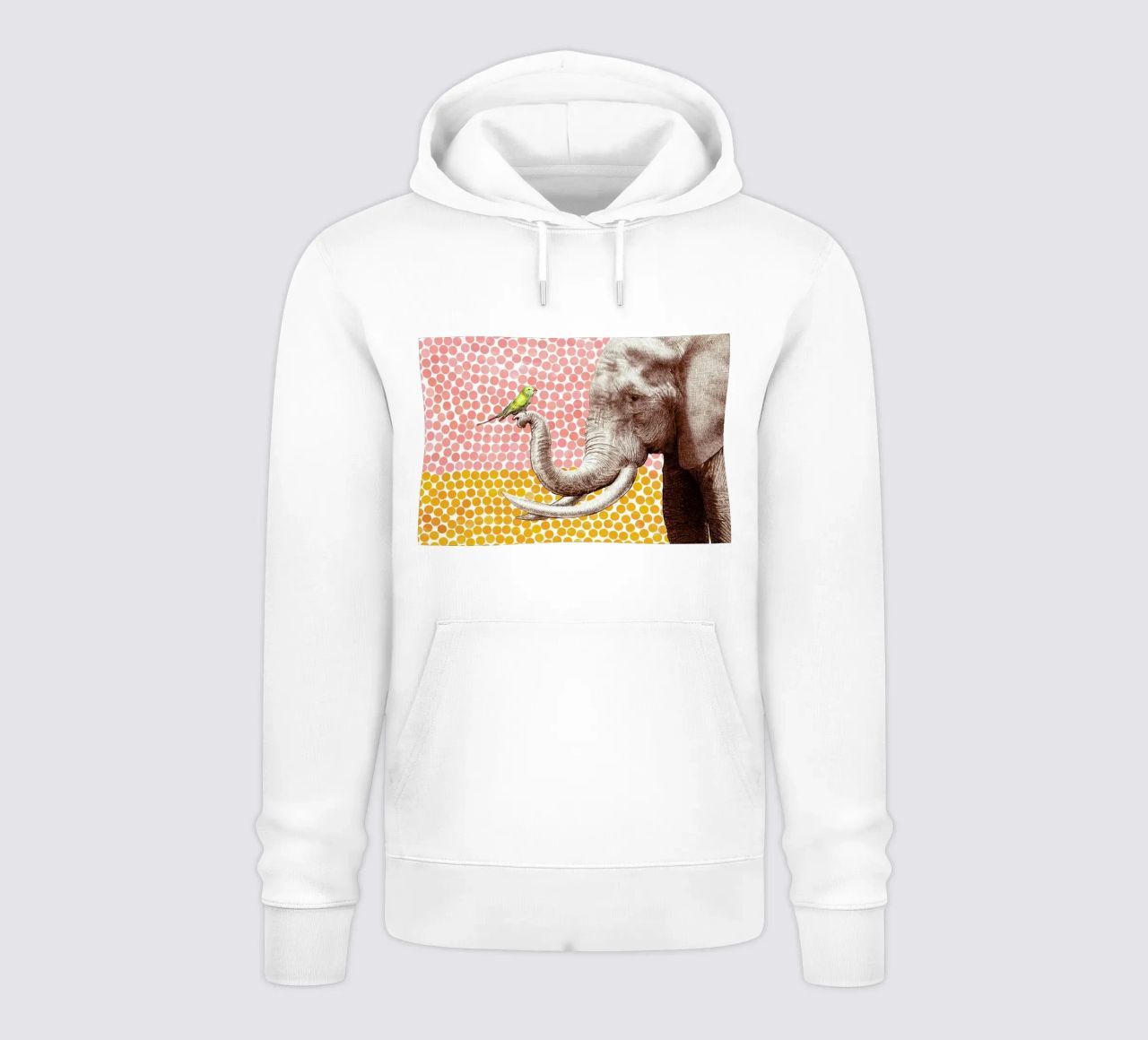 Elephant and Bird felpa con cappuccio da Eric Fan