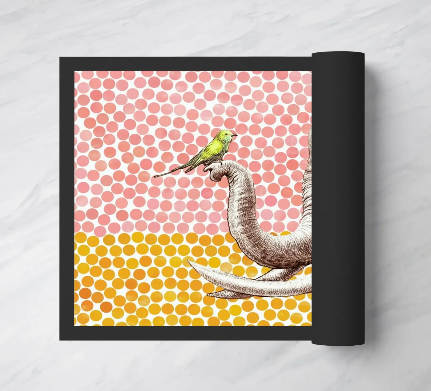 Elephant and Bird zerbino da Eric Fan