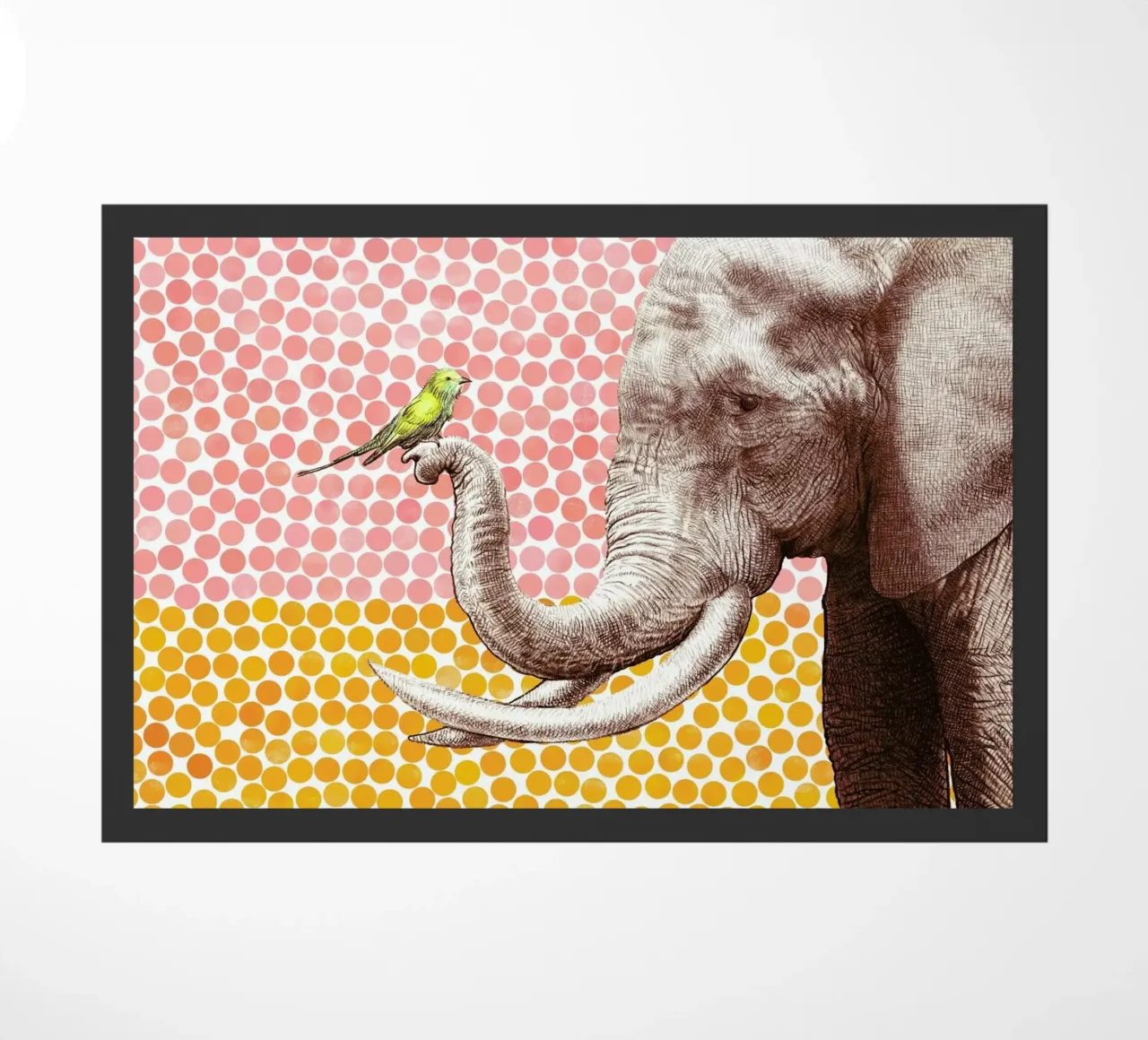 Elephant and Bird zerbino da Eric Fan