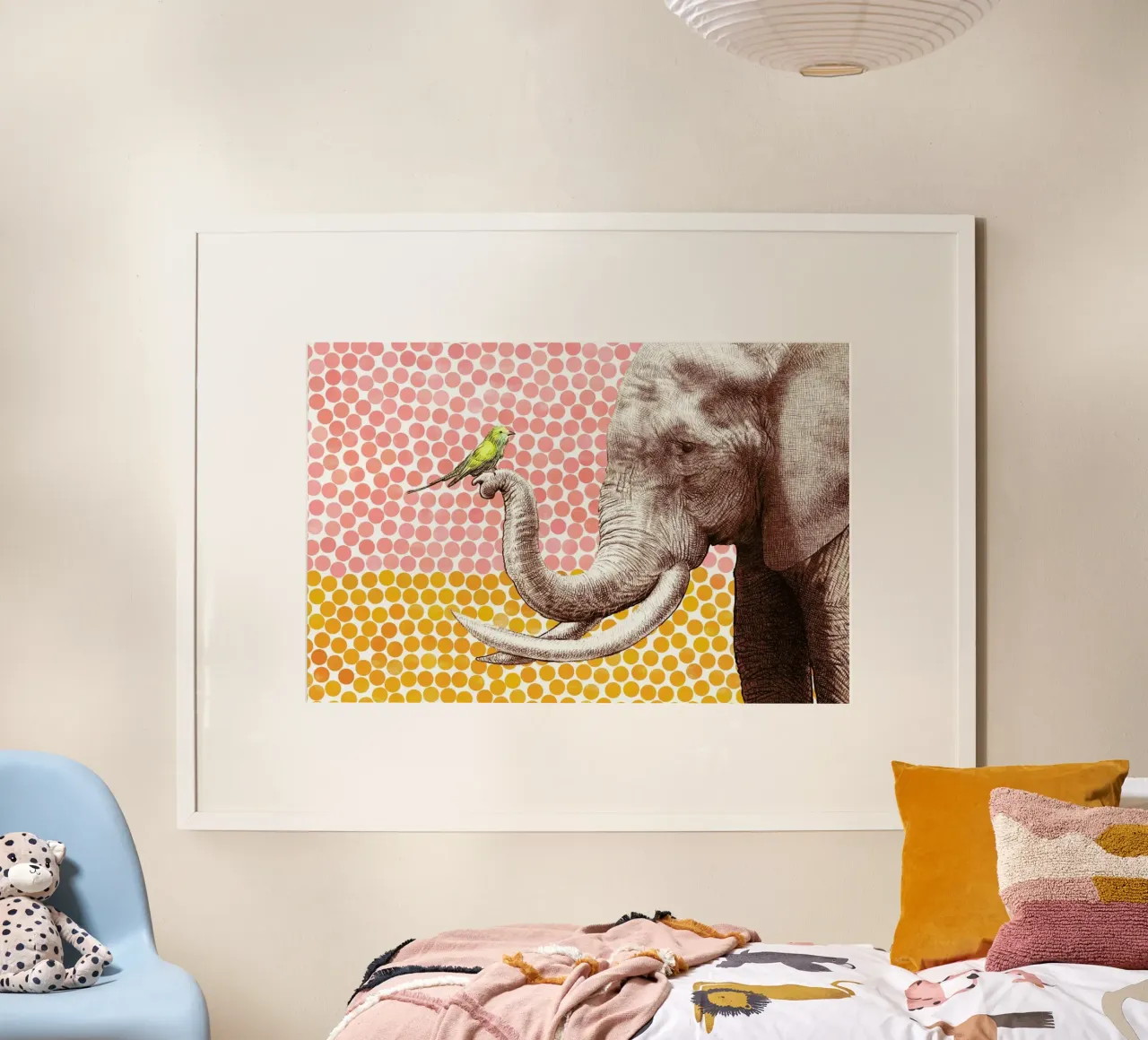 Elephant and Bird poster da Eric Fan