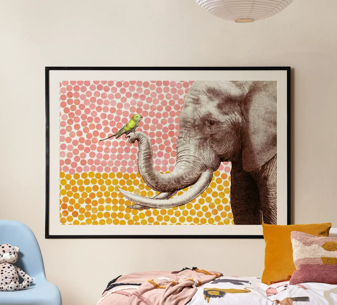 Elephant and Bird poster da Eric Fan