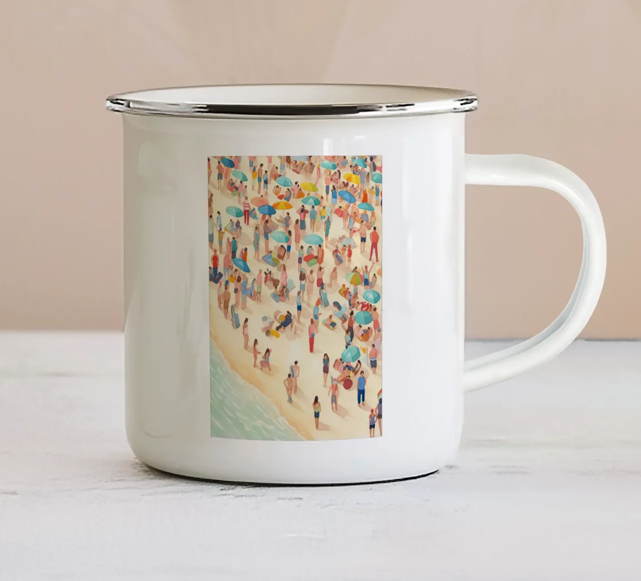 Giornata di sole tazza in smalto da DaarbyN