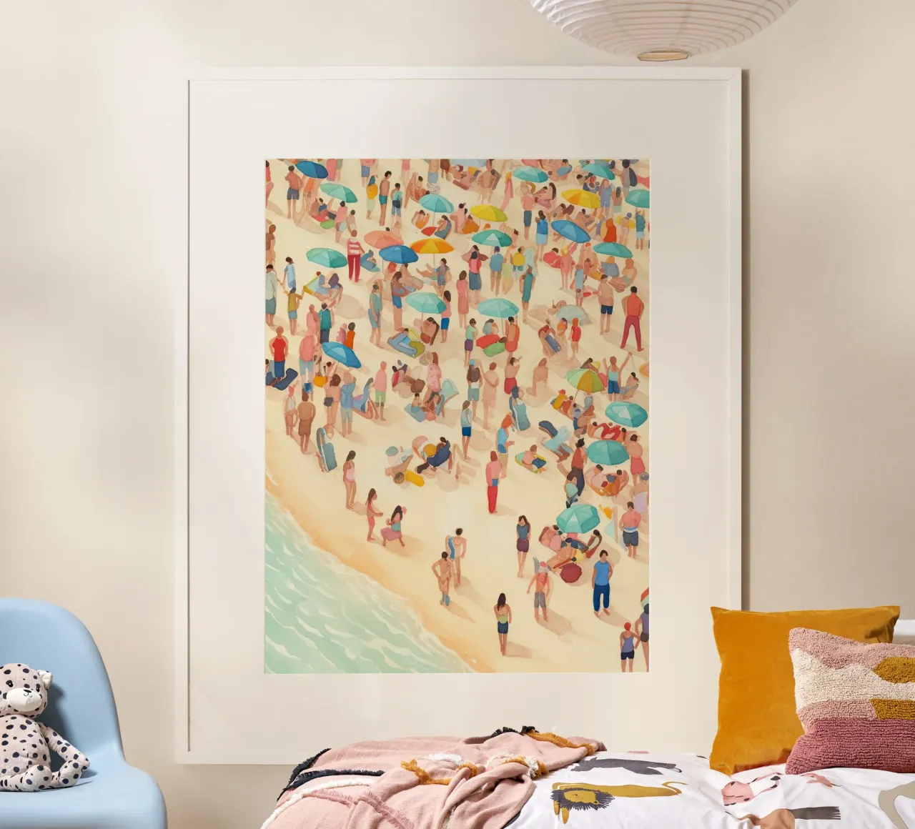Giornata di sole poster con telaio in plastica da DaarbyN