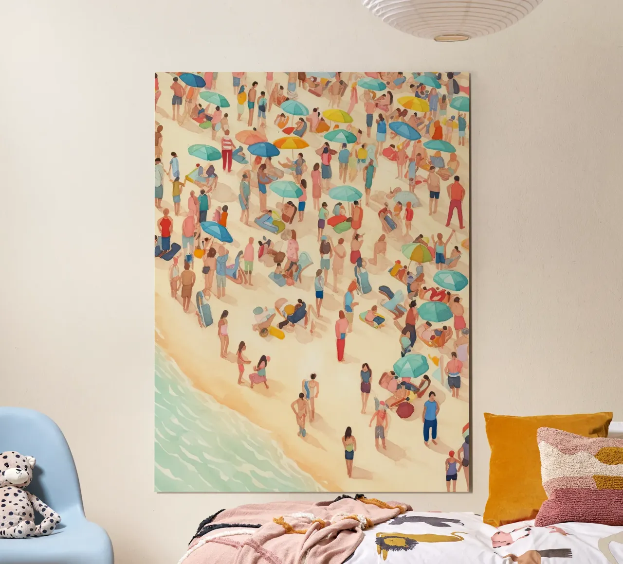 Giornata di sole poster con telaio in plastica da DaarbyN
