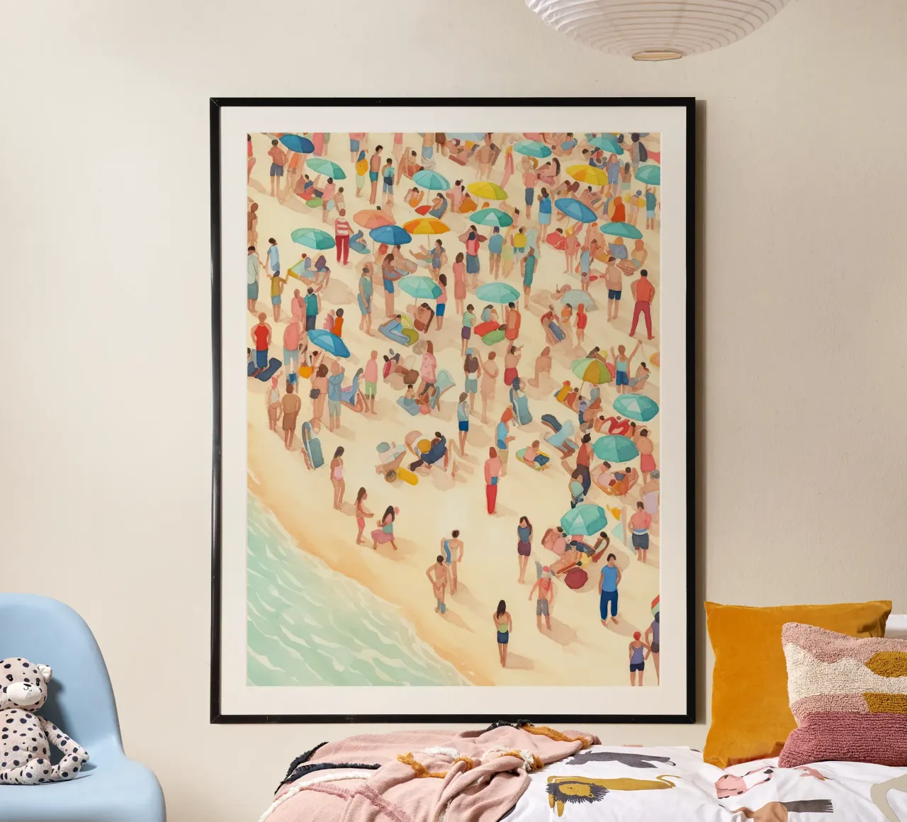 Giornata di sole poster con telaio in plastica da DaarbyN