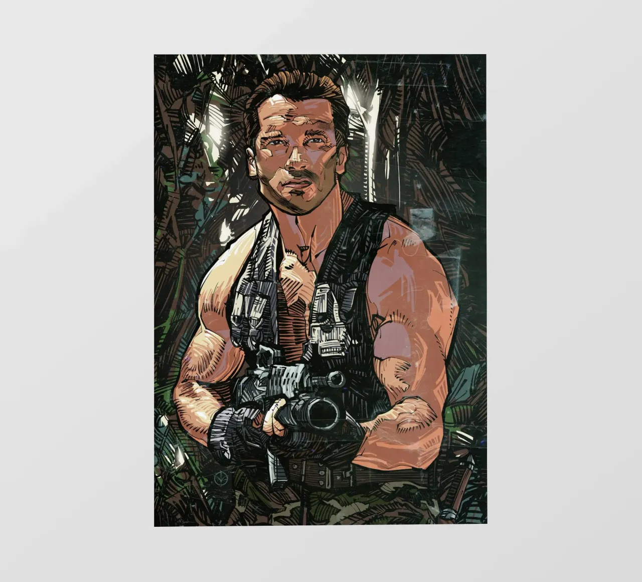 Commando fotobehang van nabakumov