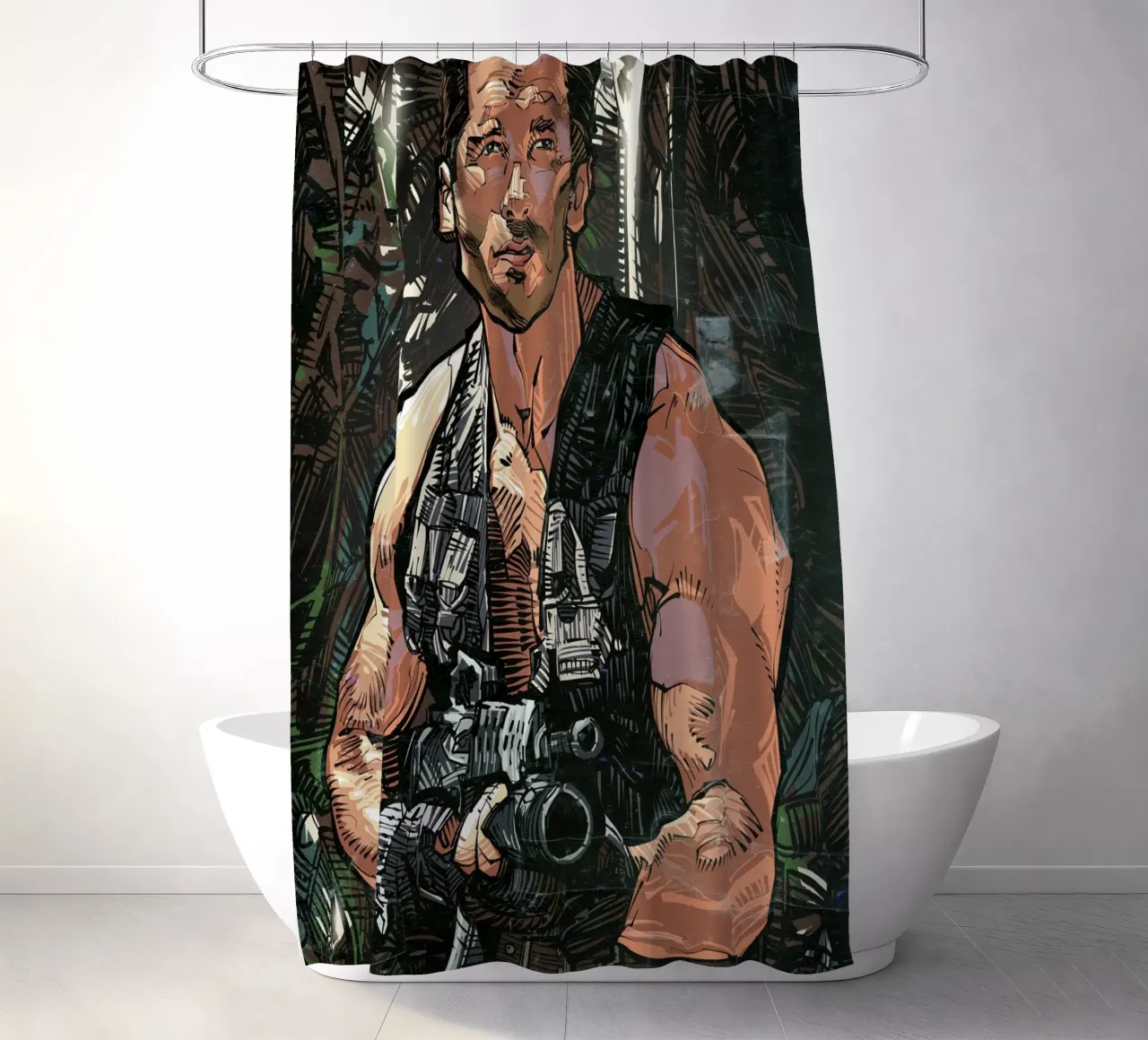 Commando Duschvorhang von nabakumov