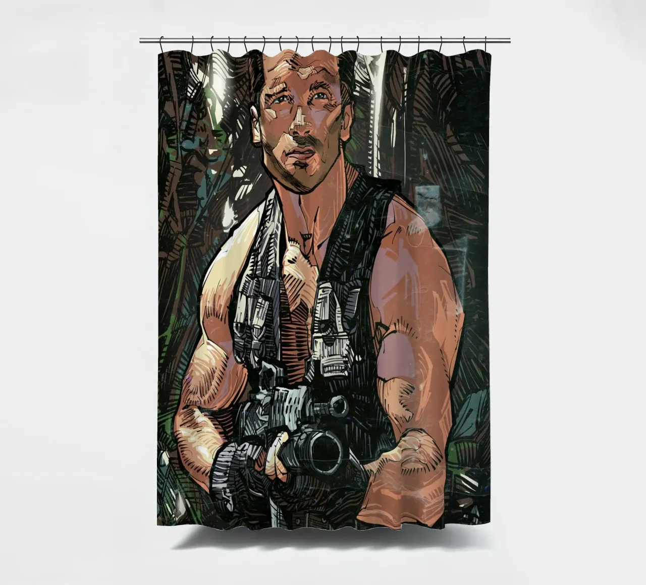 Commando Duschvorhang von nabakumov