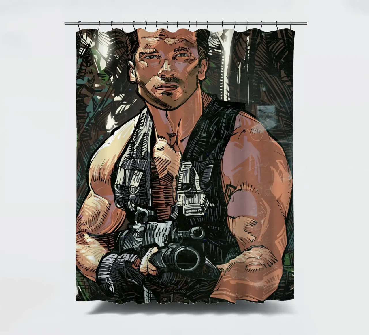 Commando Duschvorhang von nabakumov