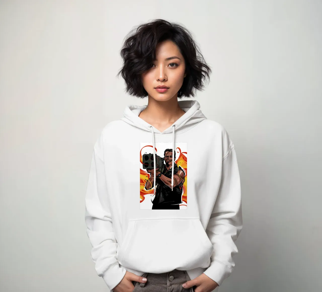 Commando felpa con cappuccio da nabakumov