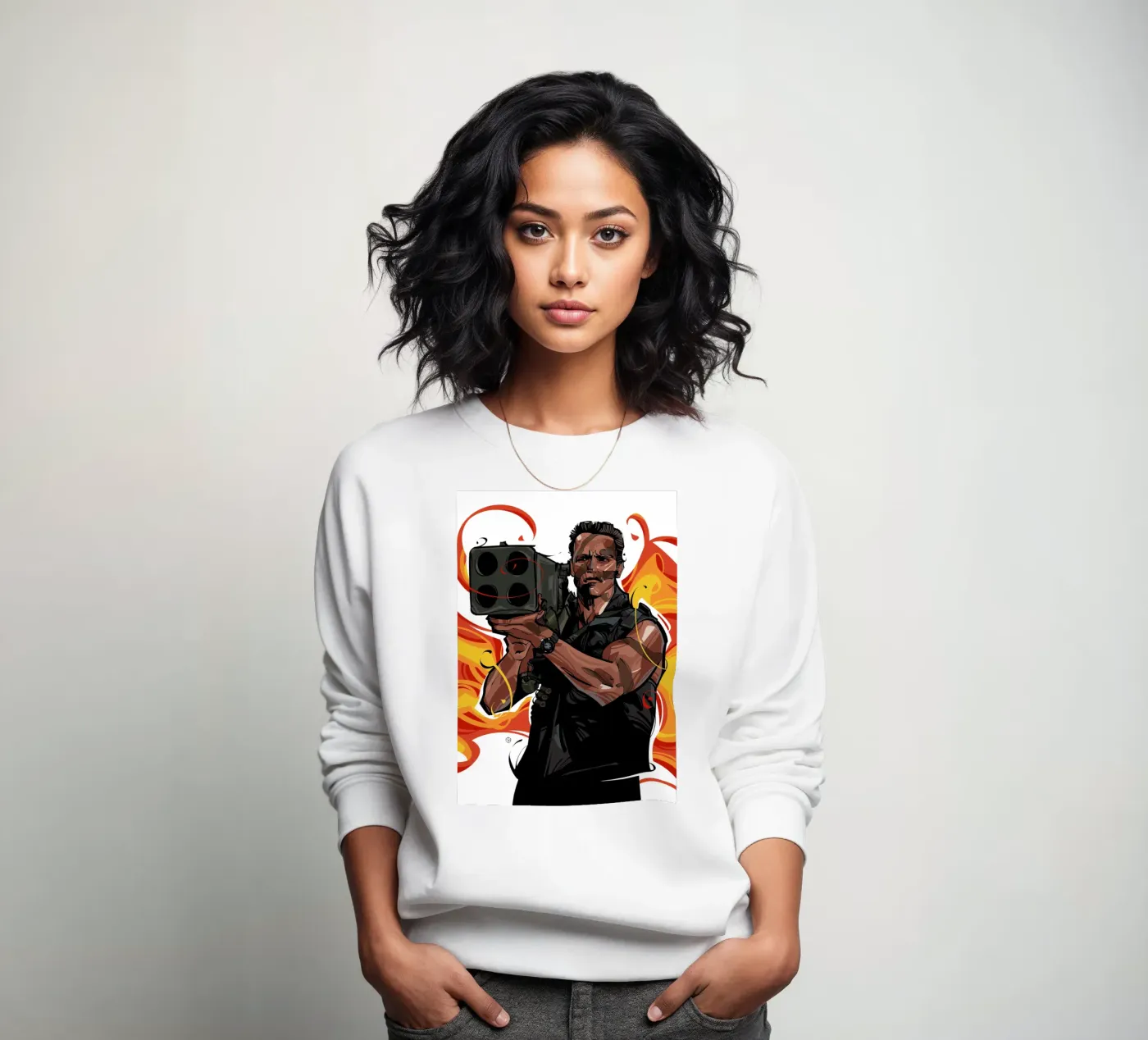 Commando sweatshirt by nabakumov