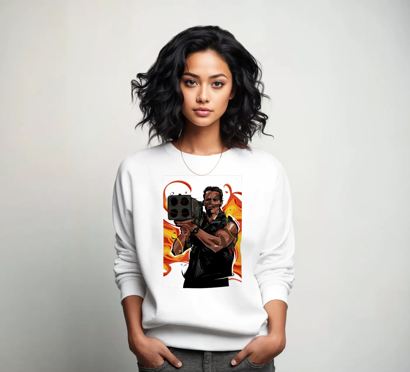 Commando sweatshirt by nabakumov