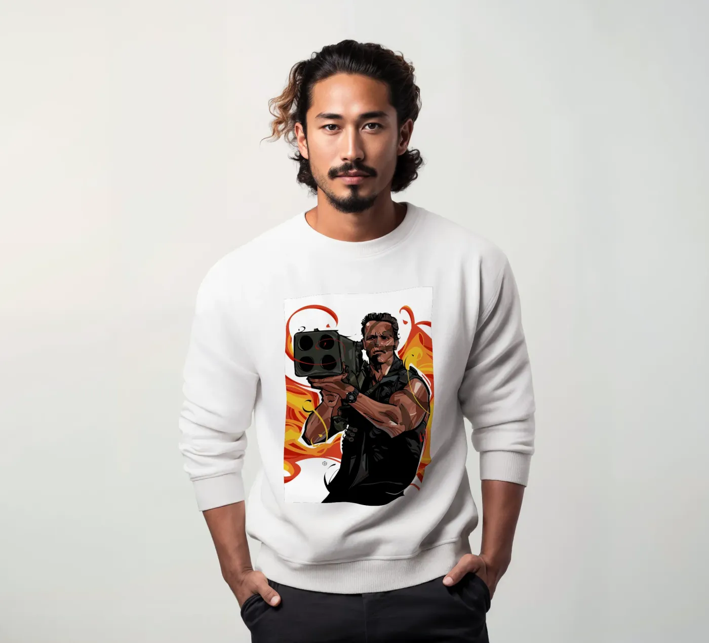 Commando sweatshirt van nabakumov