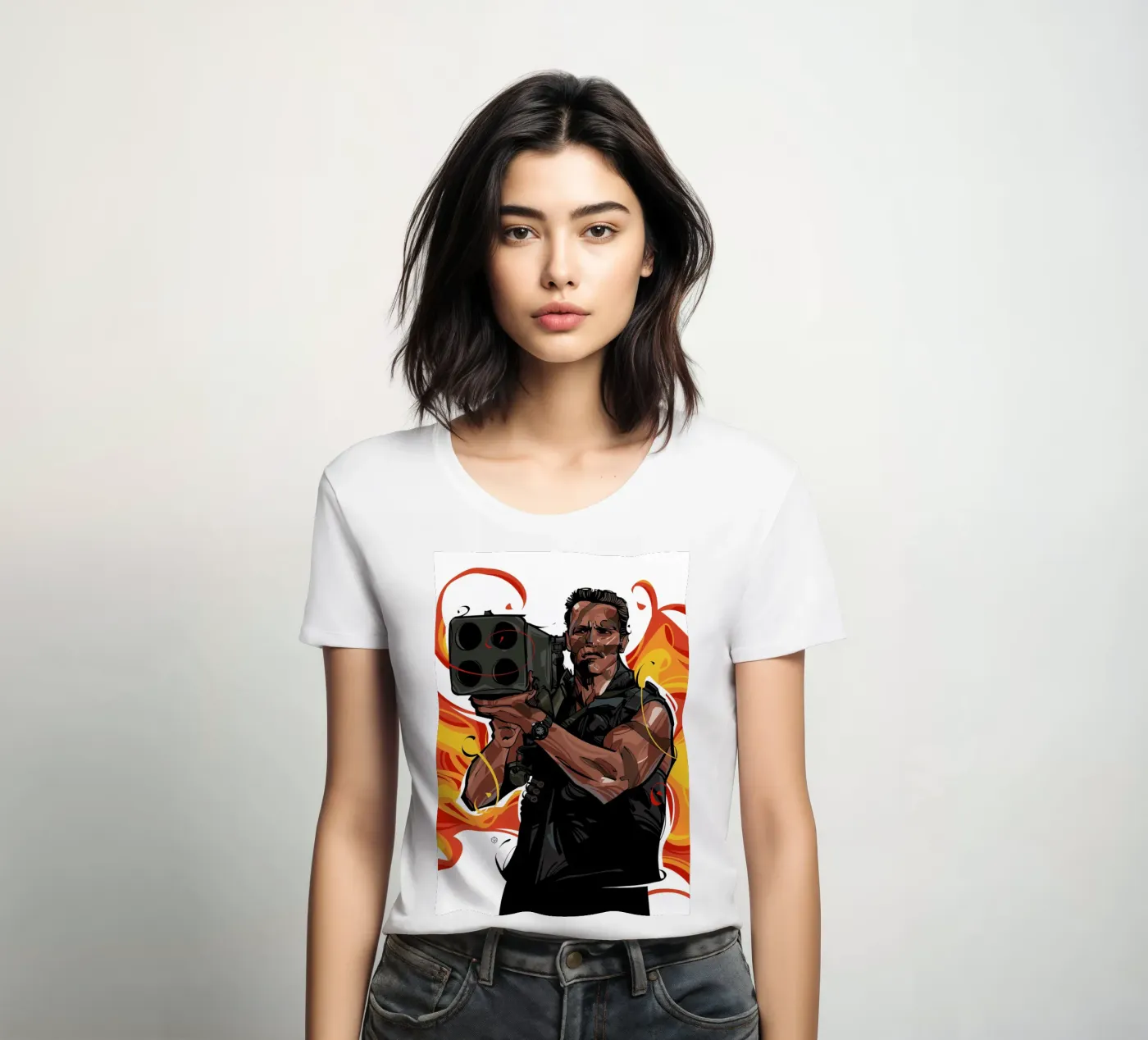 Commando t-shirt da donna da nabakumov
