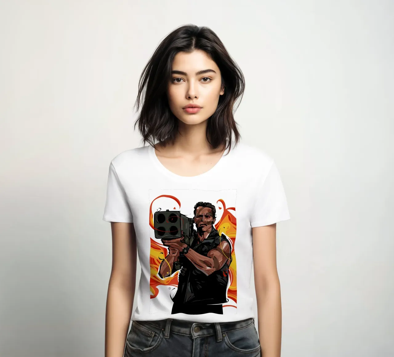 Commando t-shirt da donna da nabakumov