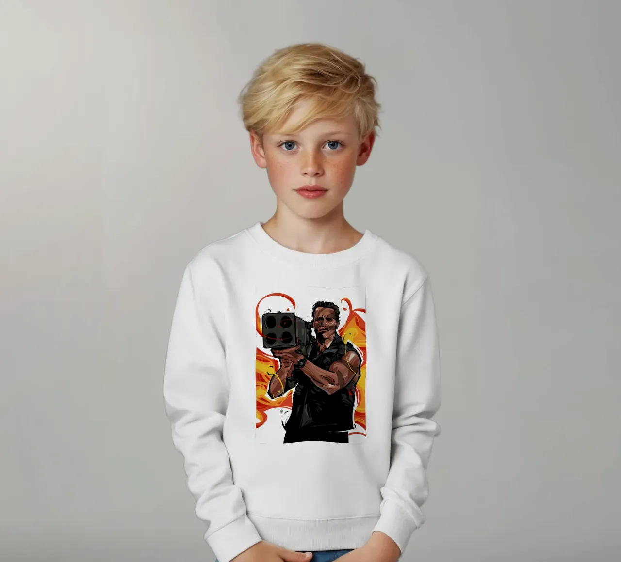 Commando kids sweatshirt by nabakumov