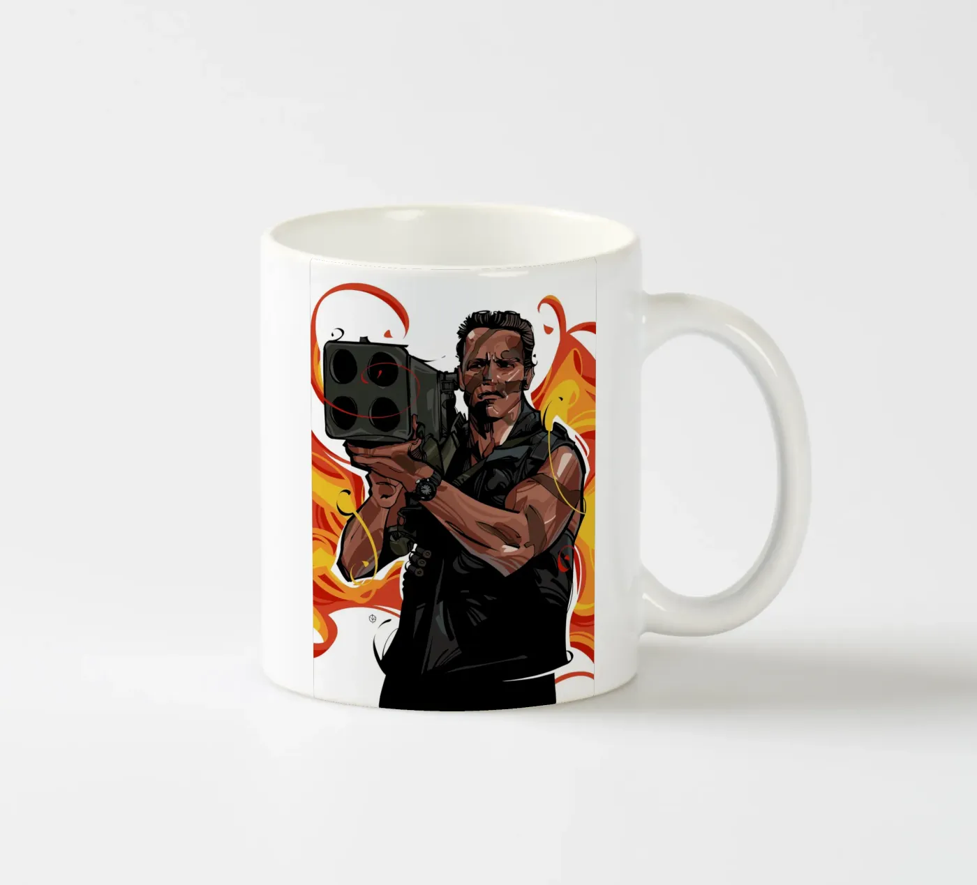 Commando ceramic mug by nabakumov
