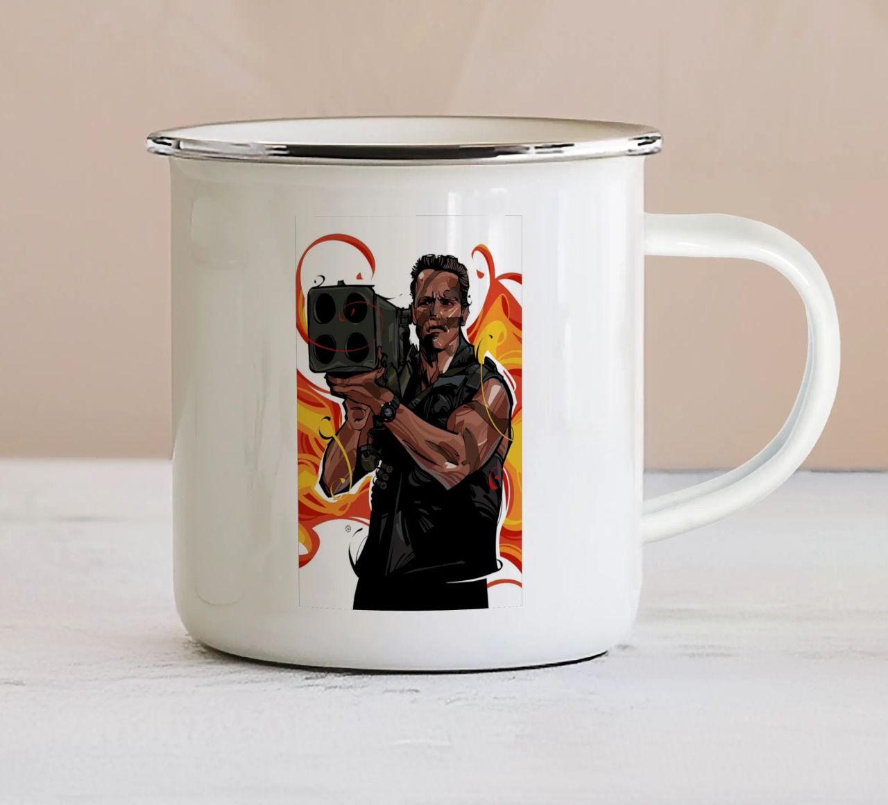 Commando tazza in smalto da nabakumov