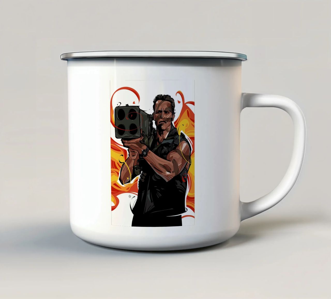 Commando tazza in smalto da nabakumov