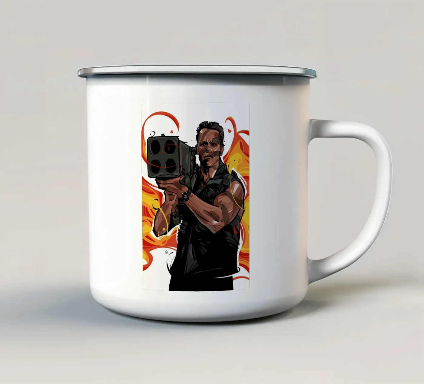 Commando tazza in smalto da nabakumov