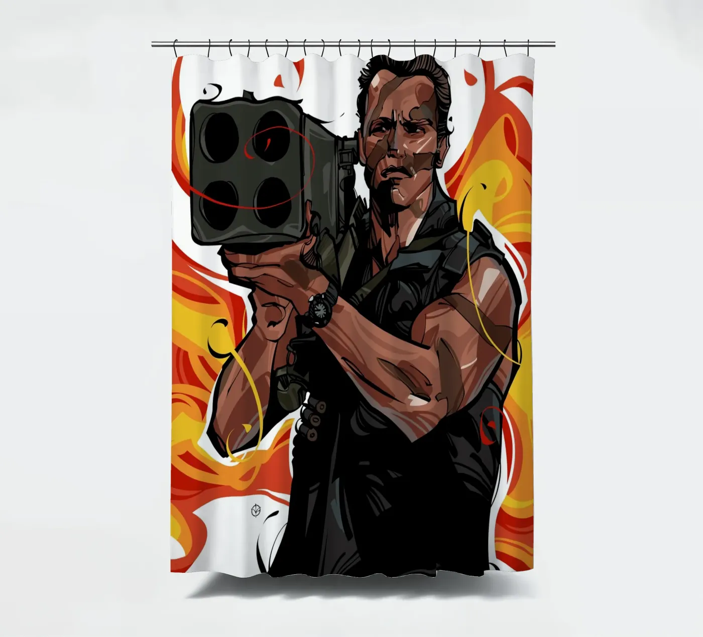 Commando Duschvorhang von nabakumov