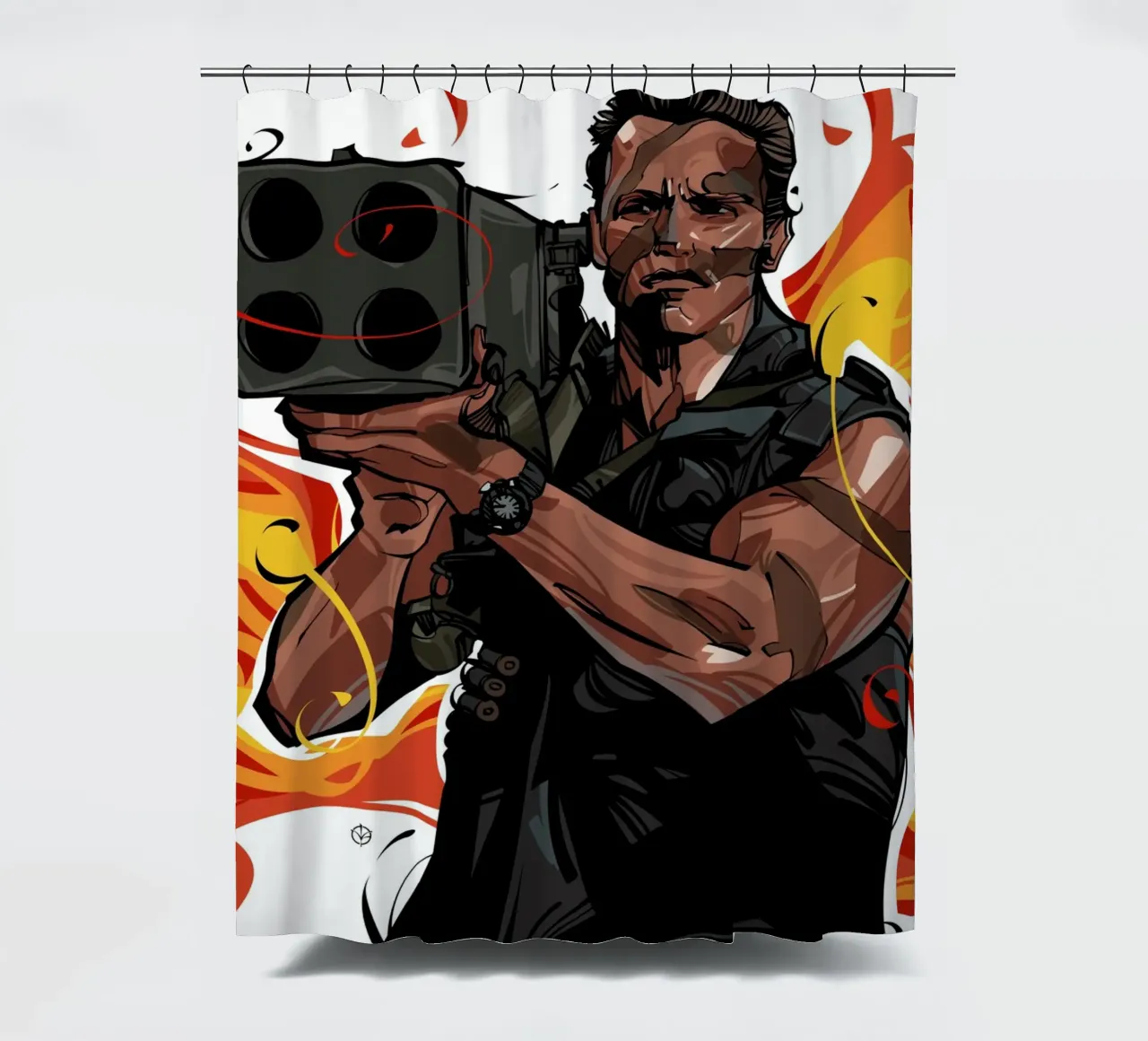 Commando Duschvorhang von nabakumov