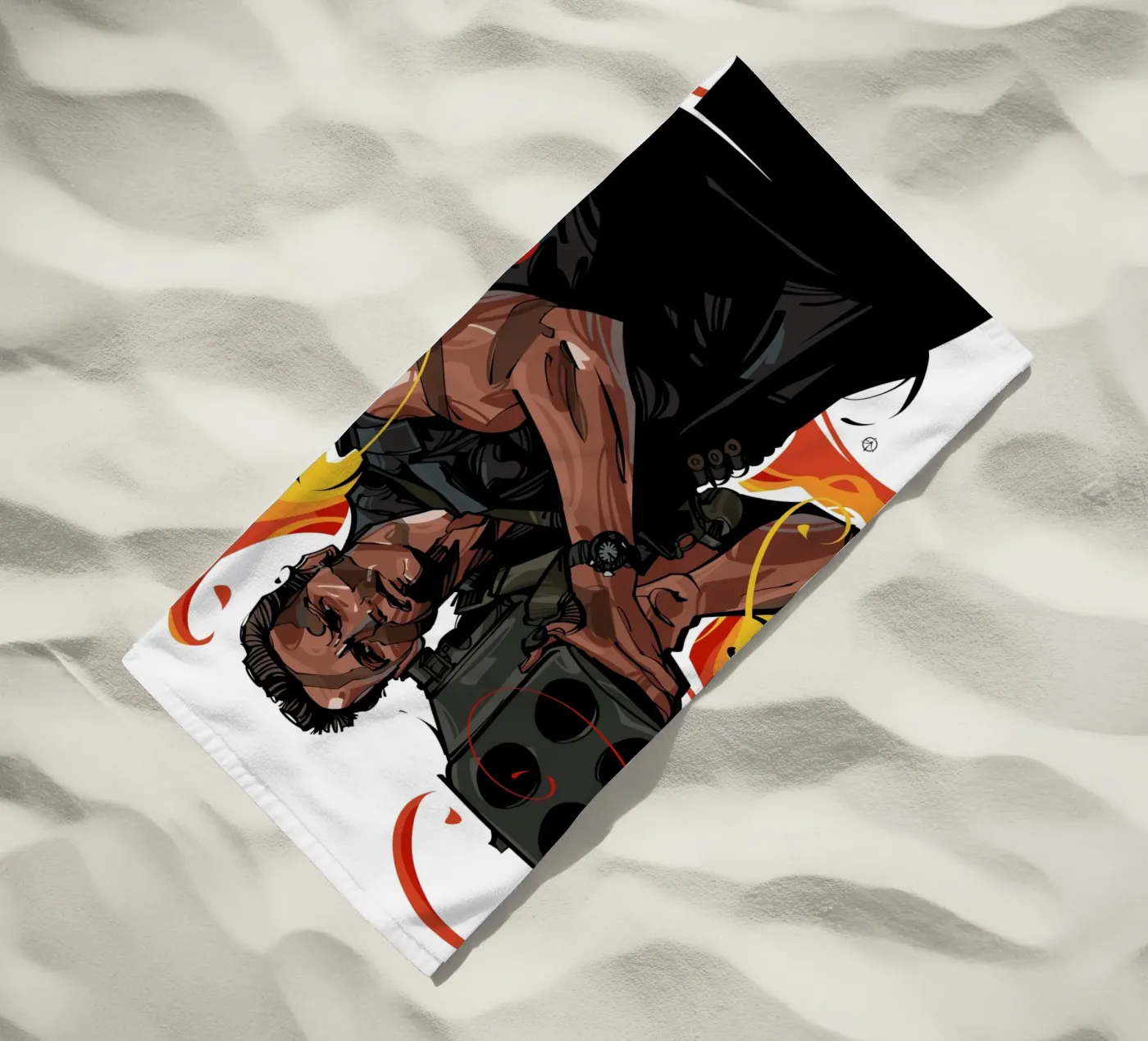 Commando serviette de plage de nabakumov