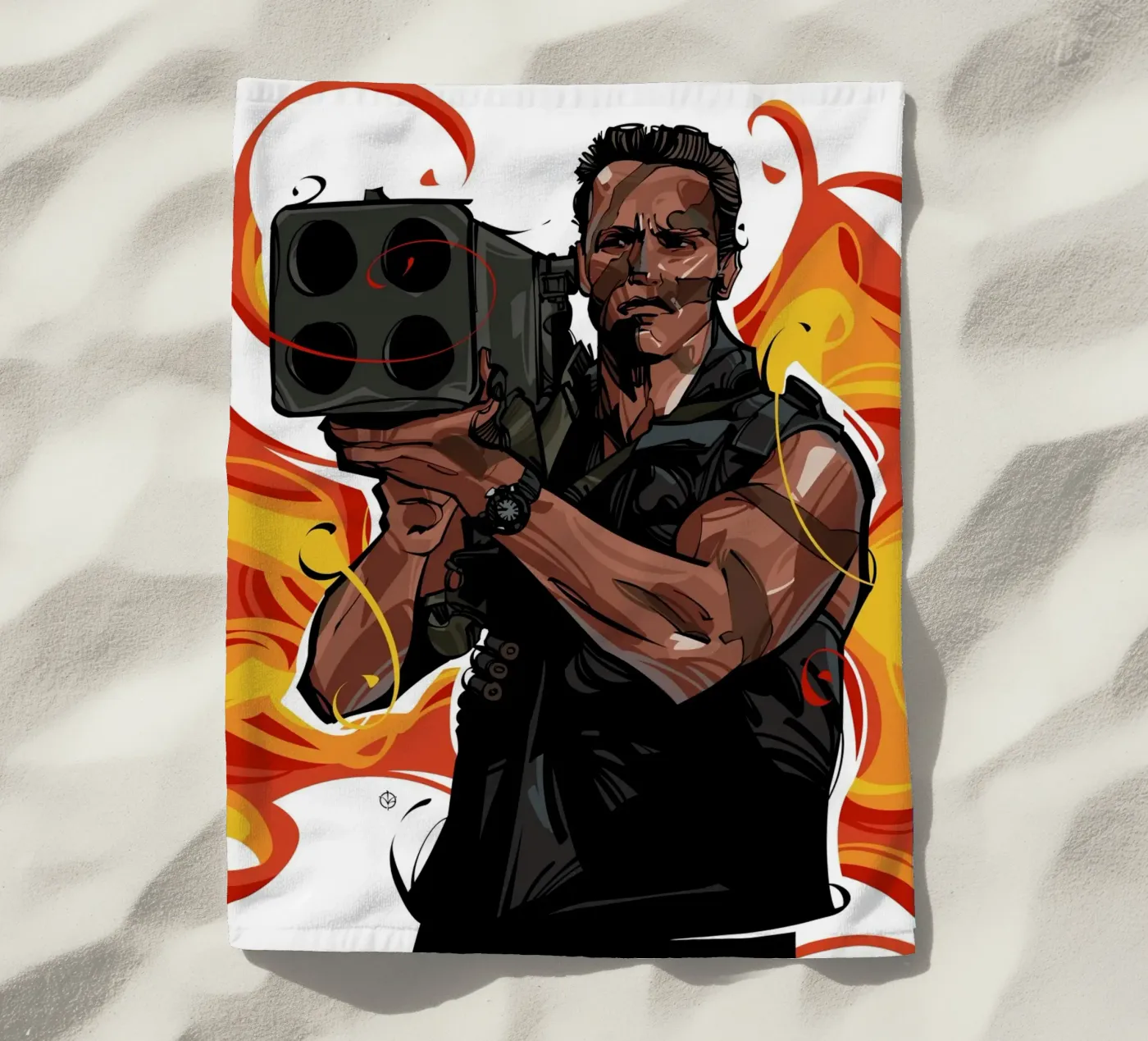 Commando serviette de plage de nabakumov