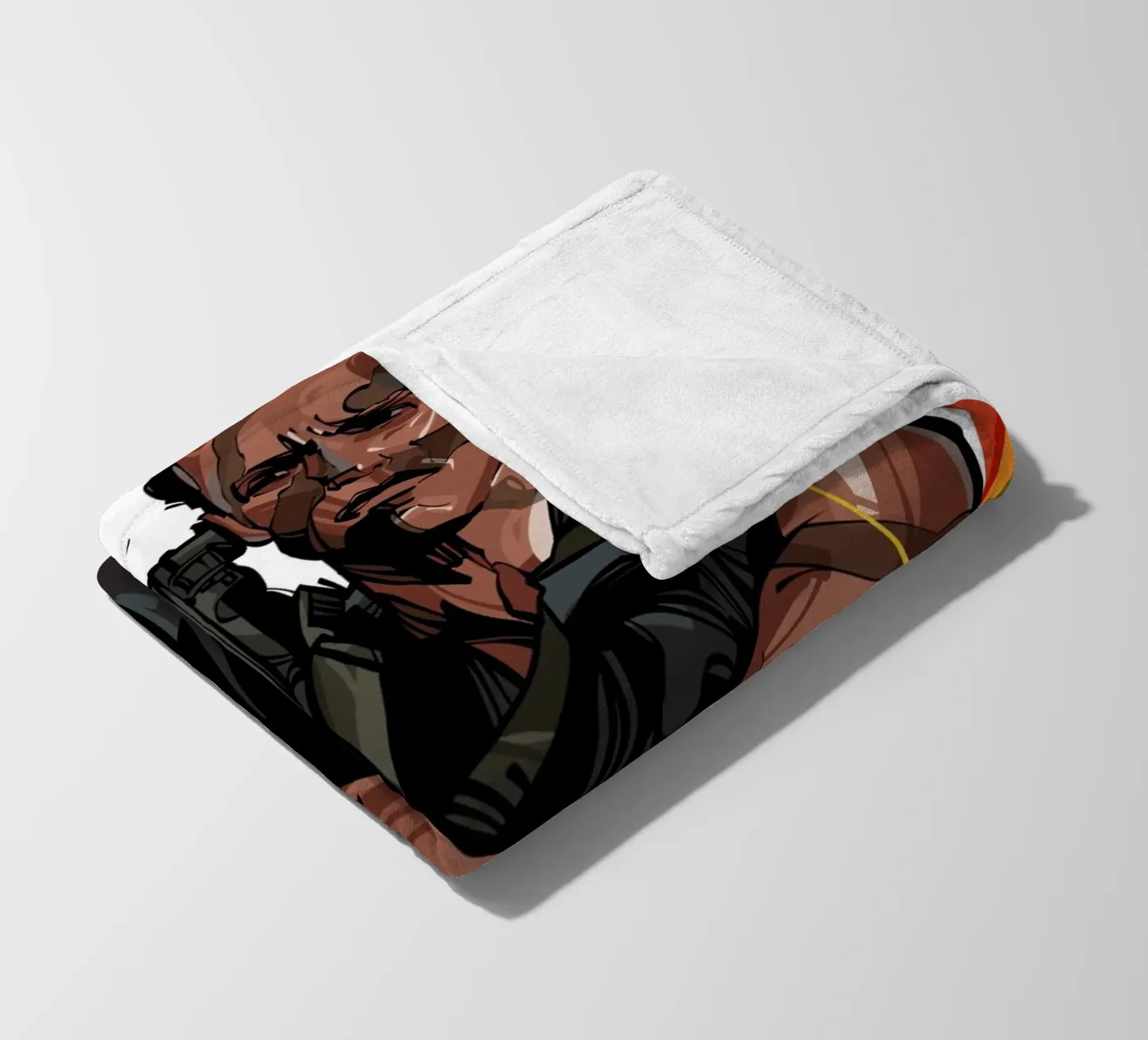 Commando fleece blanket by nabakumov