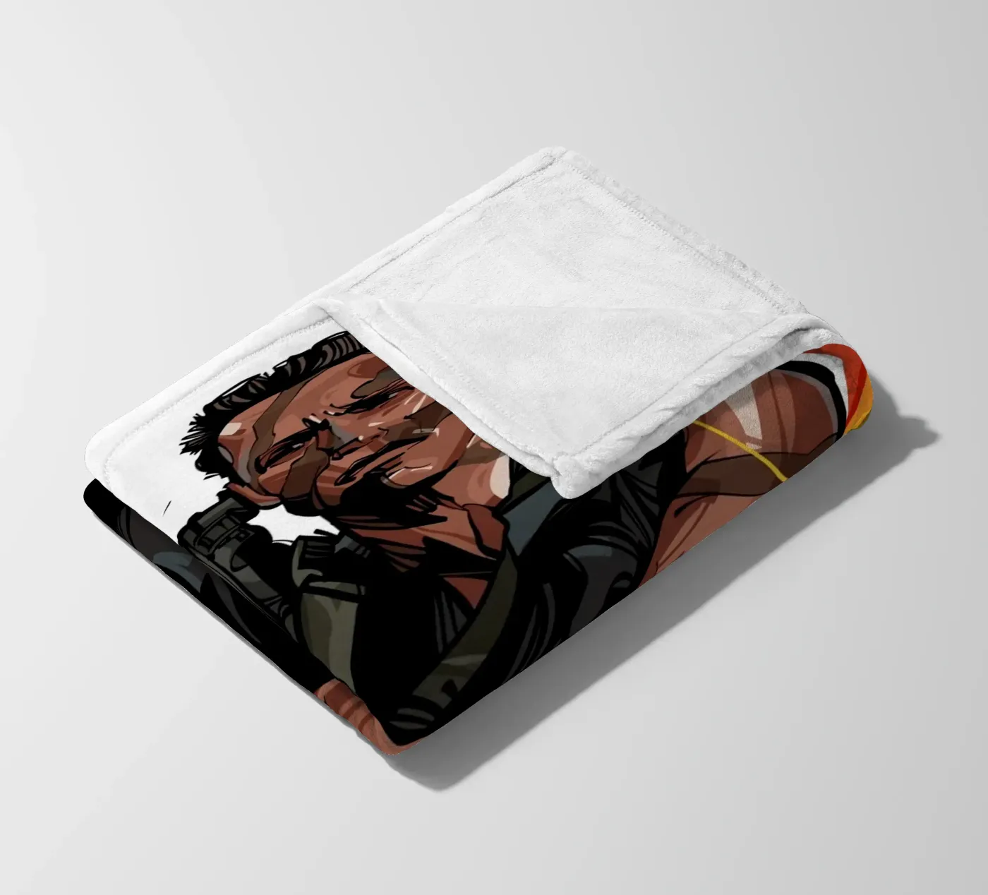 Commando fleece blanket by nabakumov