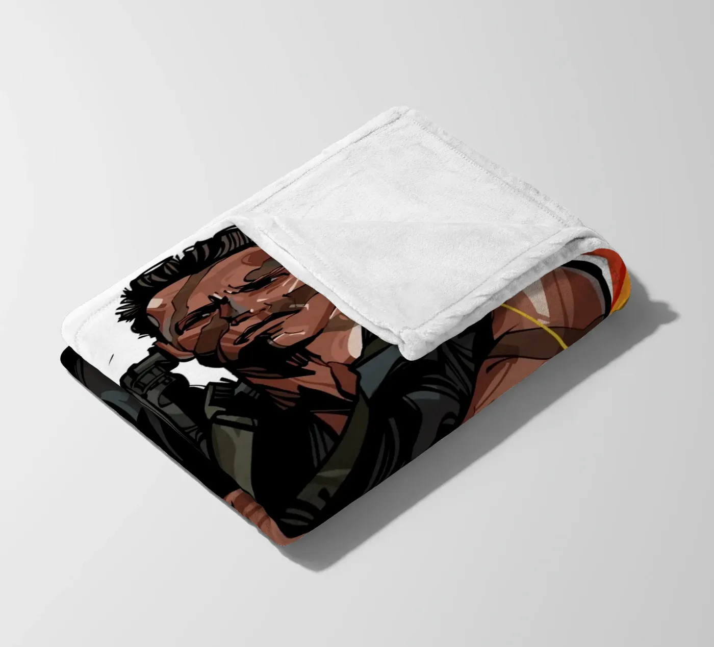 Commando fleece blanket by nabakumov