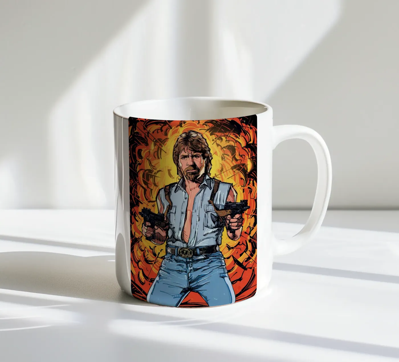 Chuck ceramic mug by nabakumov