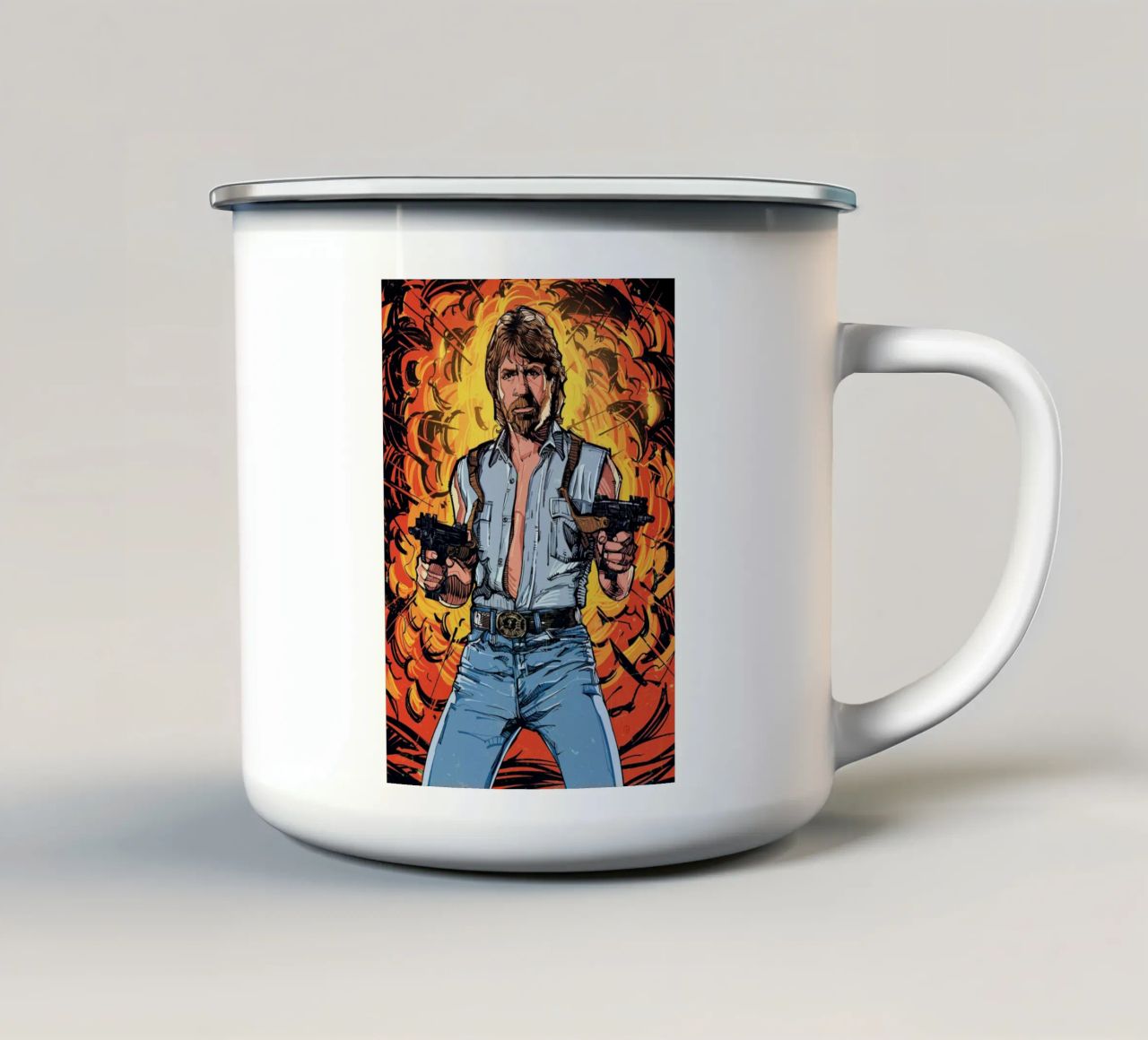 Chuck tazza in smalto da nabakumov