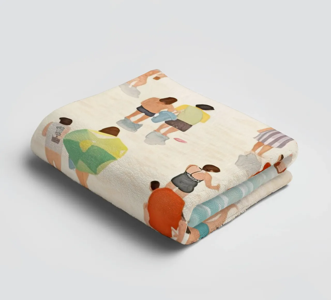 Splashing Into Joy towel by DaarbyN