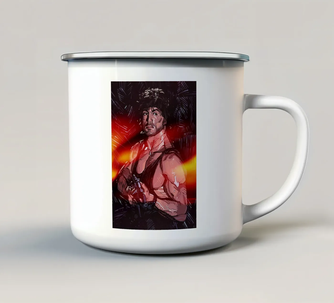 John enamel mug by nabakumov