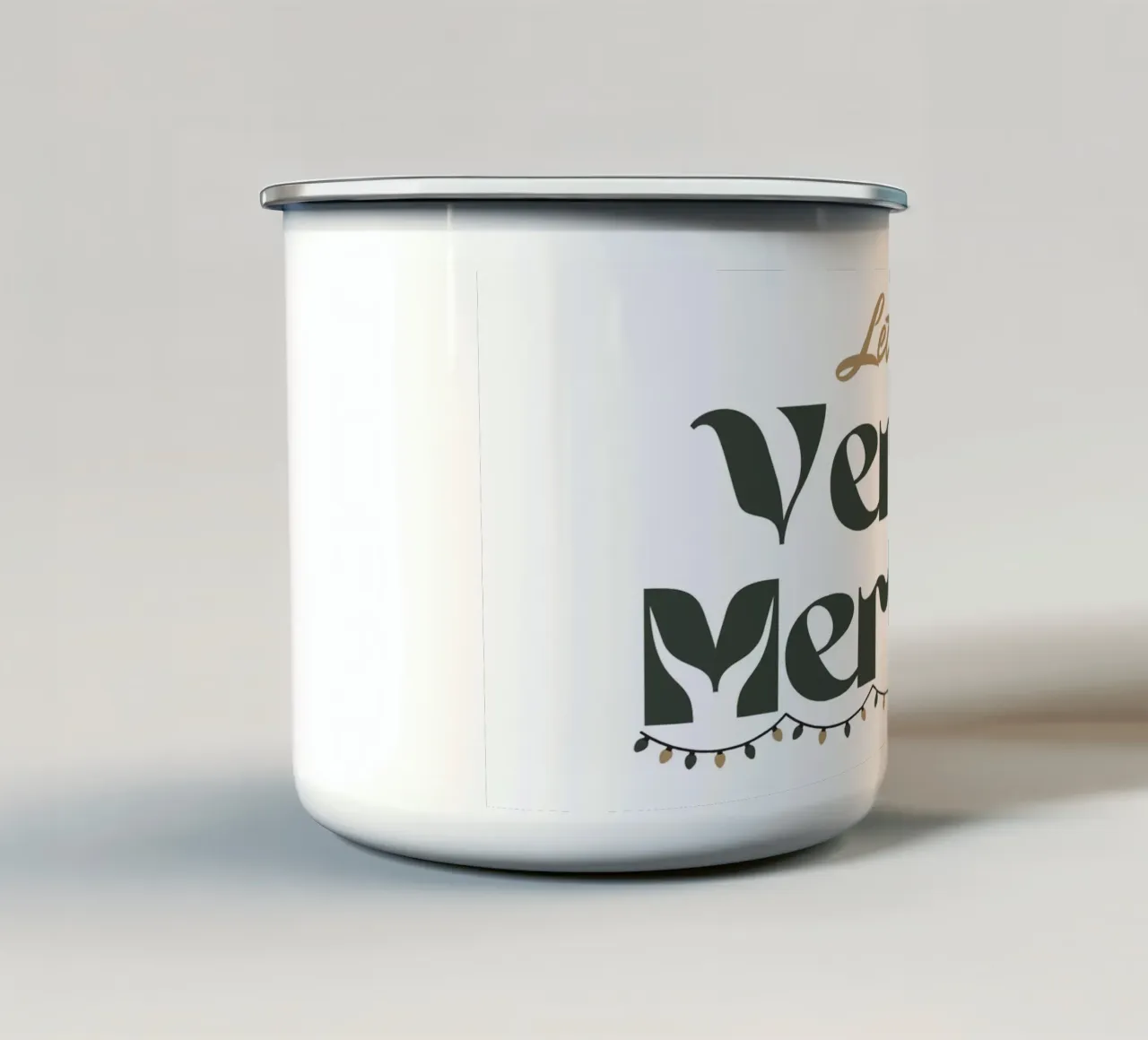 Very Merry tazza in smalto da Dreamer10