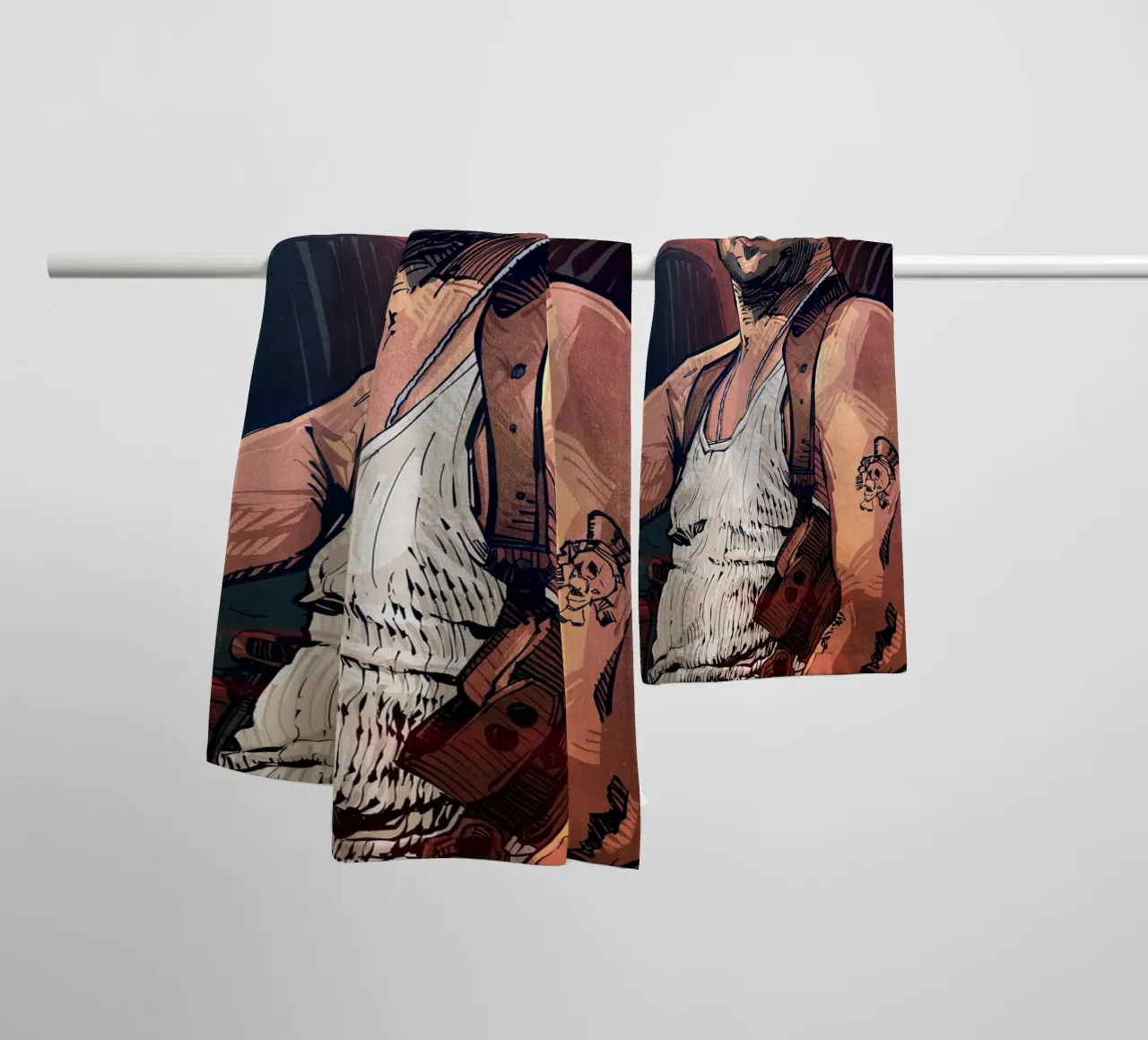 Die Hard towel by nabakumov