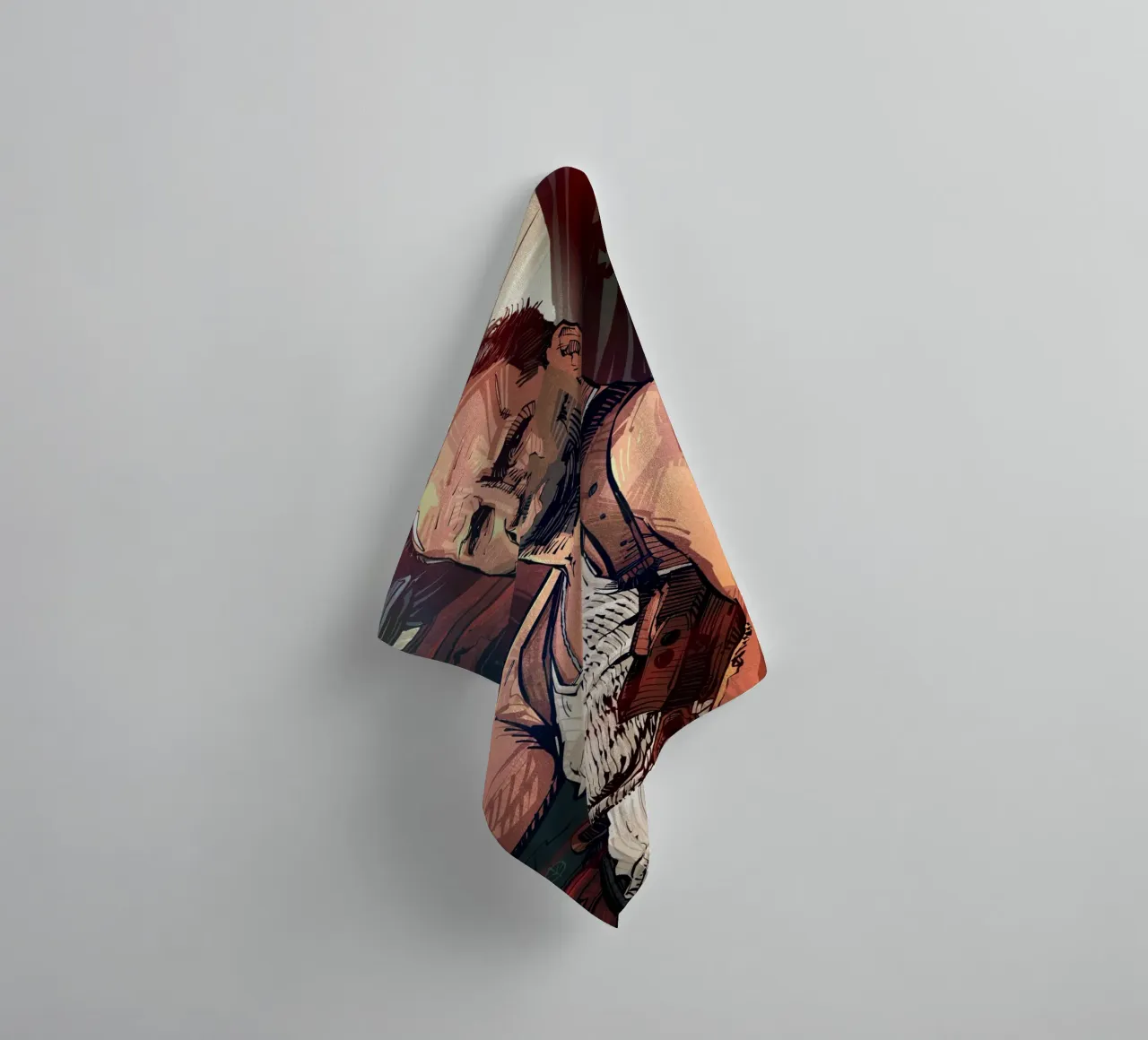 Die Hard towel by nabakumov