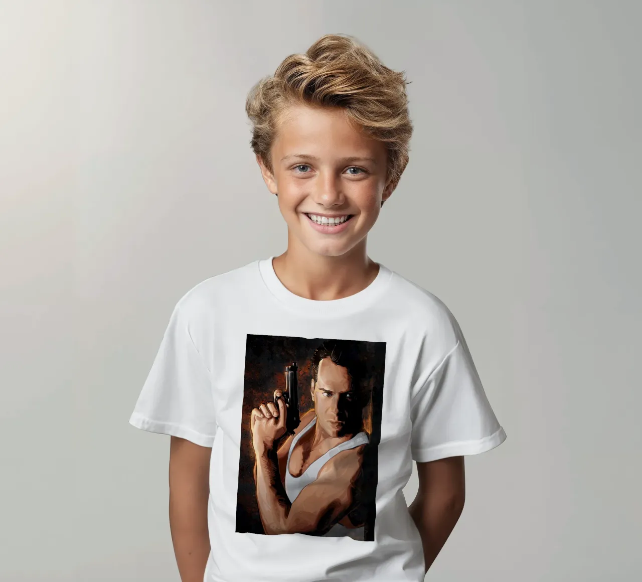 Die Hard t-shirt bambini da nabakumov