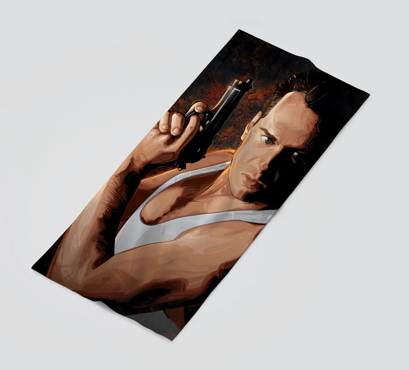 Die Hard strandhanddoek van nabakumov