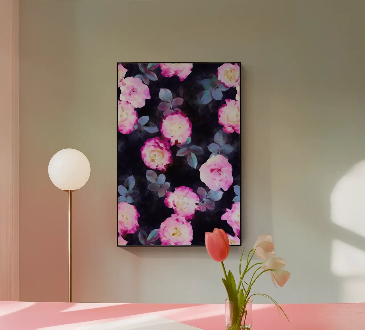 Twilight Roses plexiglass da Micklyn Le Feuvre